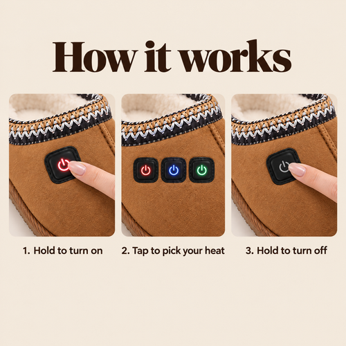 Snugsy Steps Heated Slippers